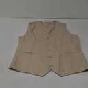 Mens Formal Wear Summer Beach Party Wedding Beige 3 Piece Suit Comfortable Fit Large