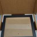 8x10 Picture Frame 4 Pack, Black Wooden Textured, HD Tempered Glass, Gallery Photo Frame, Table or Wall Display