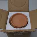 Orceler 6 inch Terracotta & Clay Pots for Plants with Saucer, Medium Terra Cotta Plant Pots with Drainage Hole, Flowerpot with Tray, Terracotta Pot for Indoor Outdoor Plant - Pack of 4 Planters