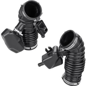WMPHE Left & Right Side Intake Hose Compatible with Infiniti FX35 Base Sport 2009-2012, Intake Boot Tube Outlet Duct Replacement for 16576-1CB1A 16576-1CB0A- 2 PCS