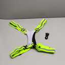 Zacro LED Reflective Vest Running Gear, 5 Lights Colors High Visibility Reflective Running Gear Rechargeable Light Up Running Vest for Walking Running Cycling, Adjustable for Men Women Kids (Bright Green)