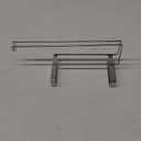 Paper Towel Hanger Holder Stainless Steel Kitchen Roll Paper Towel Holder Tissue Hanger Organizer Rack for Kitchen Under Cabinet Over Door (Paper Towel Holder)