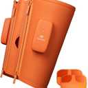 Cordless Calf Massager with Heat and Compression for Circulation and Restless Legs Syndrome Relief, Leg Massager with Extension Piece Increase Length No Size Limited, Relax for Gym Office Home Travel