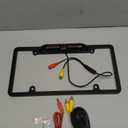 License Plate Backup Camera, Night Vision Rear View Camera with 8 LEDs 170 Viewing Angle, Waterproof Backup Rear Camera for Cars, Universal Reversing Assist Security