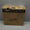 Vinyl Record Player with Speakers Vintage Turntable for Vinyls Records Belt-Driven Turn Table Support 3-Speed, Wireless Playback, Headphone, AUX-in, RCA Line LP Phonograph for Sound Enjoyment Black