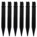 Bonsicoky 6 Pack 8.3 Inch(210mm) ABS Ground Spikes - Exclusively Fit 0.83"(21mm) Inner Diameter Solar Lights - Replacement Stakes for Solar Lights