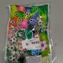 Soccer Party Favors Supplies Set With 80PCS Soccer Theme Birthday Party Decorations Gift Toy Stickers Eraser Silicone Wristbands Soccer Ball Keychains Whistle Prefect for Football Party Gifts Bags