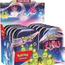 Pokémon TCG - Scarlet & Violet - Paldean Fates Mini Tin (Maushold/Smoliv/Tinkatink/Finizen/Flamigo - 1x Random, Black (3 PCS)
