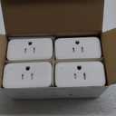 2025 New SwitchBot Smart Plug Mini 15A(4 Pack), Energy Monitor, Smart Home WiFi(2.4GHz) & Bluetooth Outlet, Compatible with Alexa & Google Home, APP Remote Control & Timer Function, No Hub Required