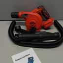 Compact Leaf Blower, Red and Black