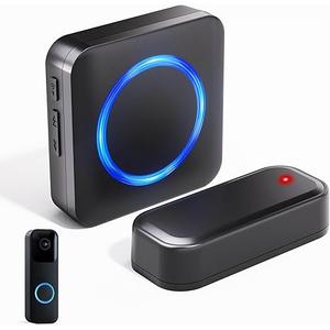 Wireless Doorbell Chime  Compatible with Blink Video Doorbell and Blink Video Doorbell (2nd Gen) (1 Video Doorbell Extender 1 Receiver）