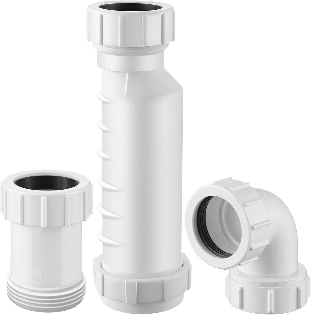 Dreyoo 1-1/2" Sanitary Waste Valve Kit, Compatible with Wavin BV1B/UB Waste Valve, Prevents Odor & Pressure Failures with Self Sealing Membrane, for RV, Sinks, Toilets, Showers