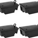 Large Rat Bait Stations 4 Pack, Effective Mouse Bait Station for Home Garden and Outdoors, This Rodent Bait Station Keeps Children and Pets Safe (Bait is not Included)
