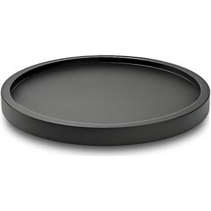 9" Black Bamboo Lazy Susan Organizer Kitchen Turntable for Cabinet Pantry Table Organization