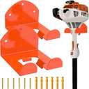 2 Pack Garage Organizer Trimmer Rack Heavy Duty Weed Eater Hanger Trimmer Hanger Garden Power Tool Hanger for Grass Trimmer, Hedge Trimmer, Garage Trimmer Garden Tools