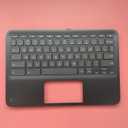 Replacement for HP Chromebook x360 G3 EE 11 Laptop Upper Case Palmrest Keyboard Assembly Part Non-WFC L92214-001