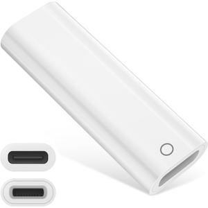 ACAGET USB C Adapter for Apple Pencil 1st Generation Female USB-C to Lightning iPencil Charger Adapter Bluetooth Pairing & Charging Type C iPencil Connector for Apple Pencil 1st Gen and iPad 10