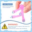 30 Pcs Humanoid Magnetic Toys Colorful Fidget Toys for Adults Hobbies Crafts Cute Novelty Man Fridge Magnets Men Refrigerator Magnets for Refrigerator, Door, Office Fun(Funny Style)