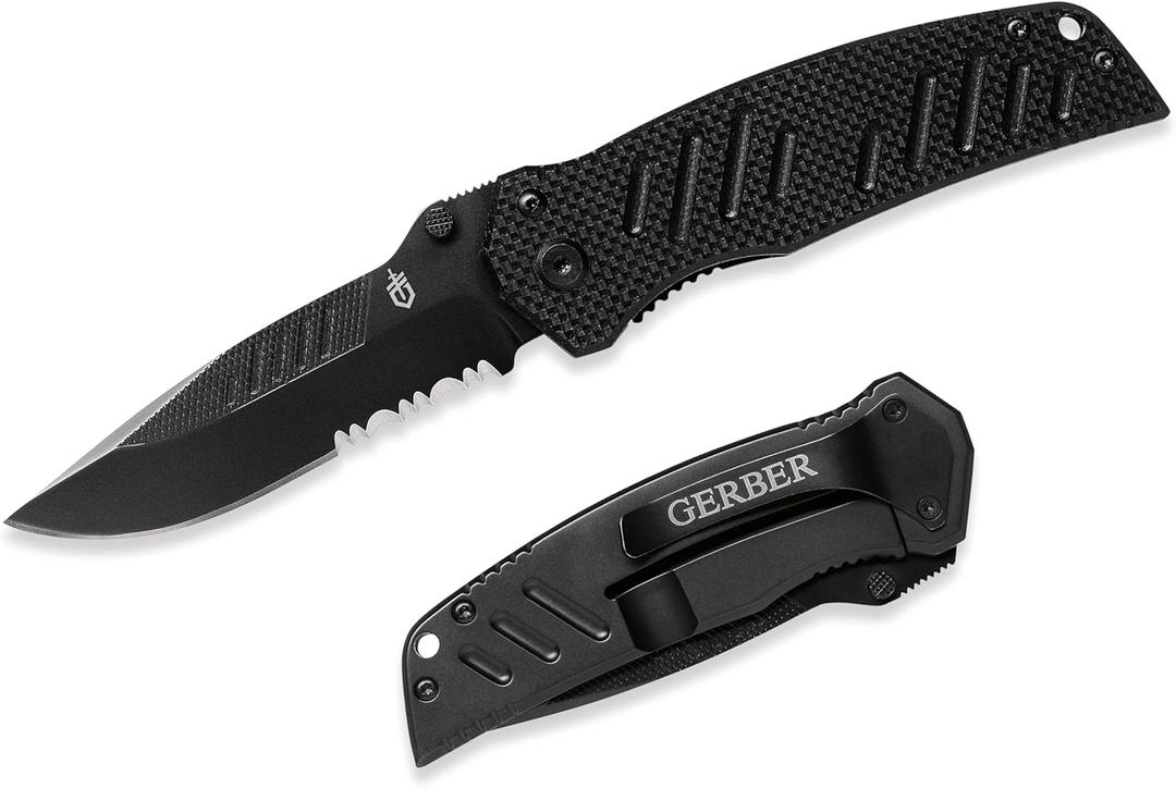 Gerber Gear Swagger Folding Pocket Knife, Assisted Opening Tactical Knife, 3.25" Blade, EDC Equipment for Camping, Hunting and Survival