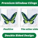 59 Pcs Butterfly Window Decals  Colorful Window Clings to Prevent Bird Strikes, Removable Sliding Glass Door Decals & Peel-and-Stick Window Stickers for Glass Doors, Decorative Cling-On Vinyl
