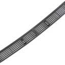PIT66 Gray Graphite Dash Defrost Vent Grille Fit Chevy S10/Sonoma 1998-2004 | Fit Chevy S10 1998-2004,Blazer 1998-2005,GMC Jimmy 1998-2001,Sonoma 2004 and Oldsmobile Bravada 1998-2001,Envoy 1998-2000