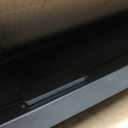 35" x 27" Single Panel Fireplace Screen with Magnetic Doors - Flat Fireplace Screens Stand Alone, Black Wrought Iron Spark Guard Mesh Cover, Arched Freestanding Gate for Indoor Living Room