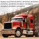 HLK2733R Hood Guide Poly Fit for International Trucks Replace 3810979C1 3810979C2 3810979C3, Right Passenger Side Hood Guide Poly