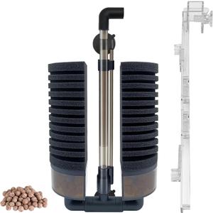 20-55 Gallon Aquarium Air Sponge Filter, for Axolotl Breeding Fry Betta Shrimp Nano Fish Tank,Upgrade Clip Installation