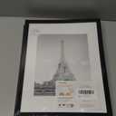 2 upsimples 11x14 Picture Frame, Display Pictures 8x10 with Mat or 11x14 Without Mat, Wall Hanging Photo Frame, Black, 1 Pack