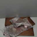 Alsonerbay Wood Floating Shelves for Wall 3 Pack, 17 inch Rustic Wall Shelves with Hook, Decorative Hanging Shelves for Bedroom Living Room Nursery Office and More Light Walnut