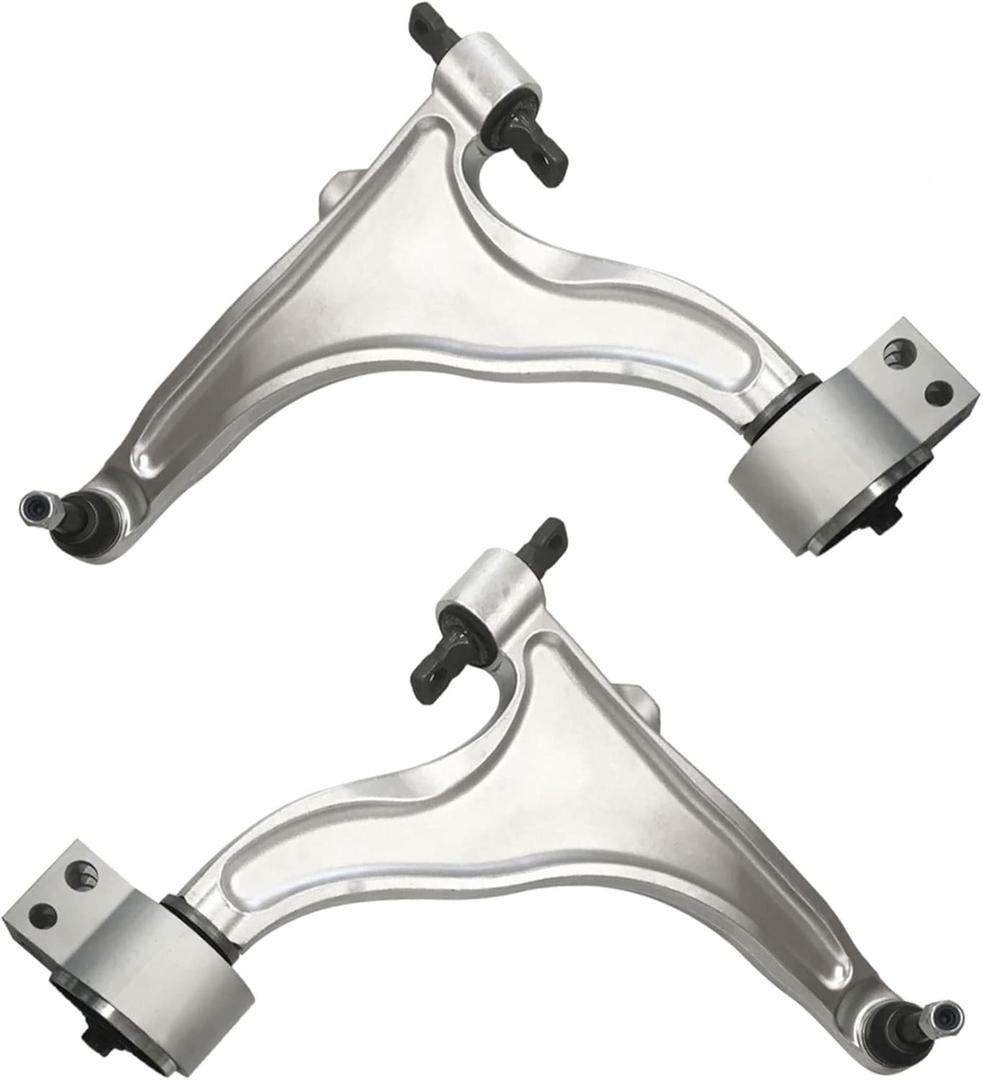 2PC RH LH Front Lower Control Arms with Ball Joints Suspension Kit Compatible with Cadillac SRX 2010 2011 2012 2013 2014 2015 2016 K622087 K622088 22979575 22979576