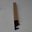 KitchLife Over The Door Hooks Hanger with Extended Arms for Easy Use by Women, Fits 1 3/4" Doors, L18U - Bathroom Accessories and Towel Rack Organization - 1 Pack, Matte Black