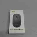 acer Computer Mouse Wireless, 2.4G Slim USB Wireless Mice with USB Receiver, Small Sized Hands, 800/1200/1600 Adjustable DPI Optical Laptop Mouse with 4 Buttons, Portable for Laptop, Desktop, PC