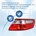 Passenger Side Tail Light Assembly Replacement for Toyota Camry 2007-2009 Right Rear Brake Tail Lamp 8155006240 8155133340