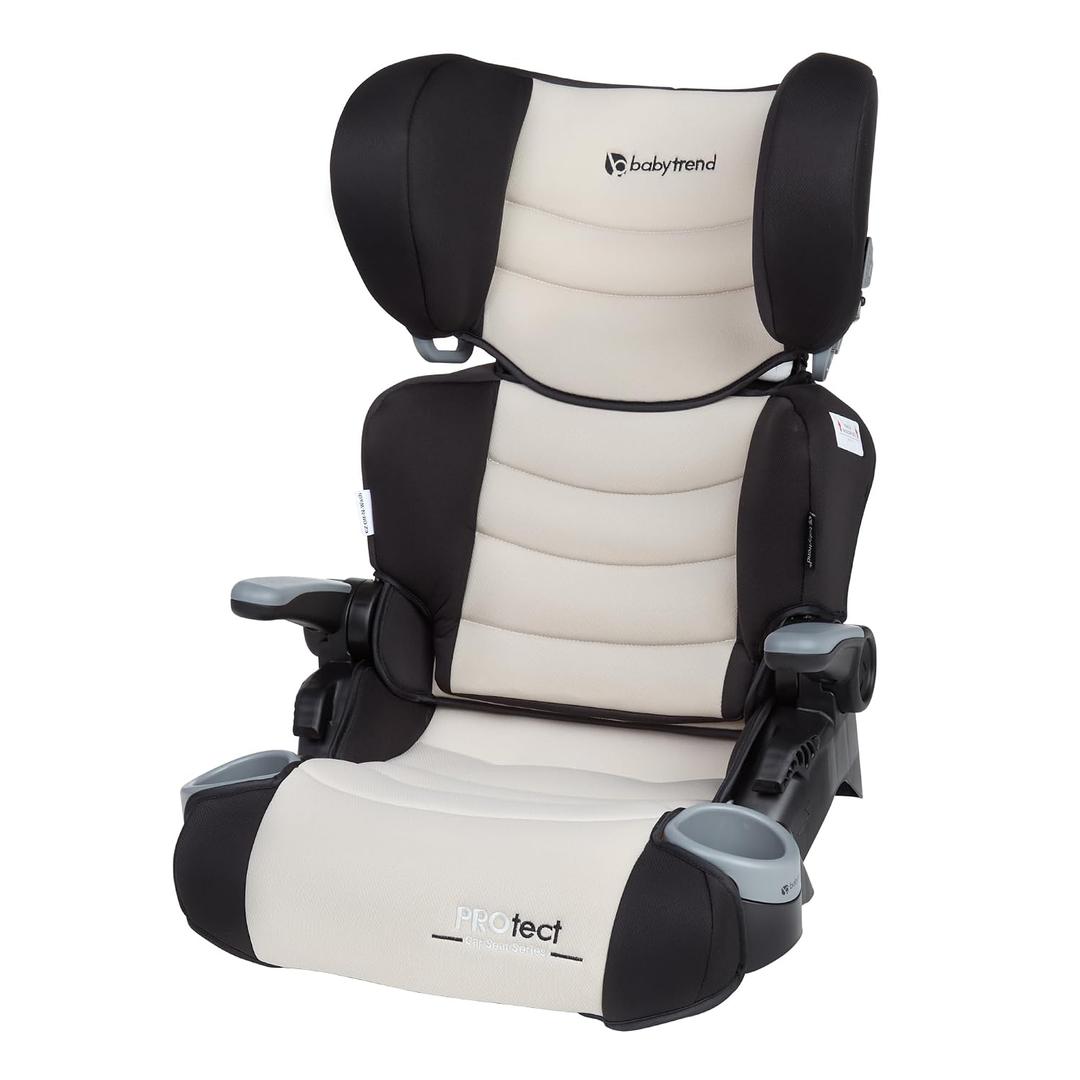Baby Trend Protect 2-in-1 Folding Belt-Positioning Booster Seat, Dash Tan, Model: HB40F39A Made in China 1-800-328-7363 Manufactured in:     12 09 2025