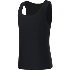 Chest Binder for Transgender FTM Breast Binder Long Trans Tank Binder (Black)
