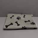 Washable Dog Pee Pads with Puppy Grooming Gloves, Puppy Pads, Reusable Pet Training Pads, Large Dog Pee Pad, Waterproof Pet Pads for Dog Bed Mat, Super Absorbing Whelping Pads  32×42 in (Grey)