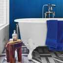 COZYART Royal Blue Bath Towels Set 6 Piece, 2 Bath Towels 2 Hand Towels 2 Washcloths, Luxury 100% Turkish Cotton 650GSM Hotel Quality, Soft, Absorbent, Towel Sets for Bathroom