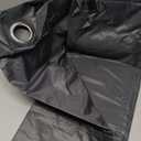 MASTERCANOPY Wind Screen Side Panel with Window for 12x12 Escape Screen Shelter Canopy Tent - Weatherproof, UV Resistant Sun Shade Attachment Accessory (Beige, 1 Pack) (Gray)