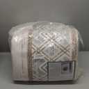 BESTSWEETIE 8x10 Area Rugs for Living Room Washable Moroccan Farmhouse Neutral Geometric Low Pile Non-Slip Soft Print Pattern Rug for Bedroom Kitchen Dining Room Entryway Cream/Brown/Pink