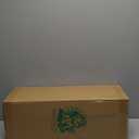 QIANYUN Fake Fern Outdoor Artificial Plants-2-Pack Artificial Outdoor Hanging Fern Faux Greenery UV Resistant Plastic Plants for Front Porch Living Room Garden Decor- Including Hanging Planters