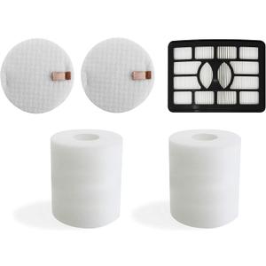 Fette Filter - Vacuum Filter Set Compatible with Shark Rotator Professional Lift-away NV500, NV501, NV502, NV505, NV510, NV552, UV560. Compare to # XHF500 & XFF500. (1 Hepa 2 Foam)