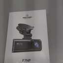 REDTIGER 4K Dash Cam Front Rear, STARVIS 2 Sensor, Free Card Included, 5.8GHz WiFi-20MB/s Fast Download, Dash Camera for Cars with GPS, WDR Night Vision, 170°Wide Angle, 24H Parking Mode(F7NP)