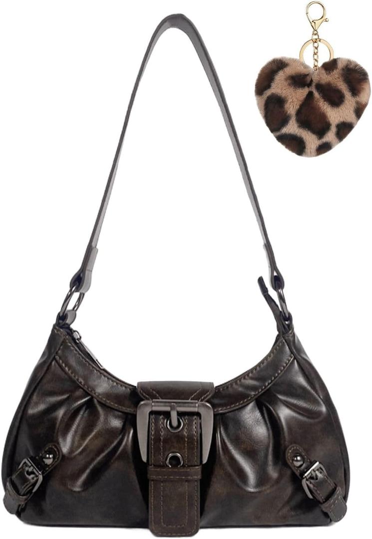 Studded Purses Y2k Shoulder Bag Vintage Leather Punk Handbag Grunge