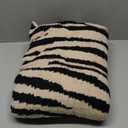 Fluffy Fleece Throw Blanket for Couch, Soft Cozy Black and White Zebra Blankets Fuzzy Thick Twin Blanket for Women, All Seasons (50x70 Inch)