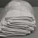 10 Pack White Round Tablecloths, 120 Inch Stain Resistant and Wrinkle Polyester Fabric Washable Table Clothes Cover for Kitchen Dining, Wedding, Reception Banquet, Birthday Party, Buffet Restaurant