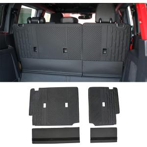 Back Seat Cover Protector with Velcro Split Dog Seat Cover for 4 Door Model Ford Bronco Accessories 2021 2022