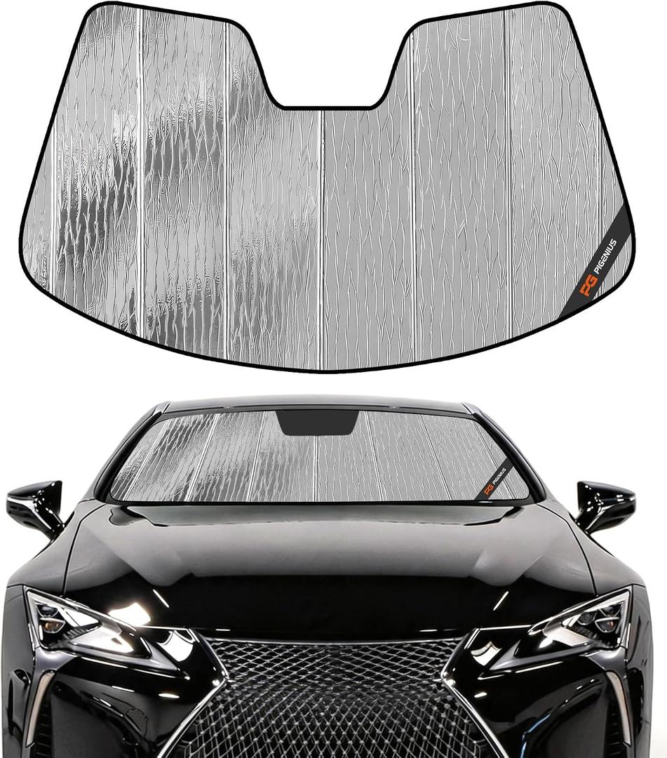 Pigenius Windshield Sun Shade for Lexus LC 2018-2026 Front Window Sunshade - AstraGuard