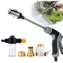 Aquoxis Pressure Washer Gun, Cordless Power Washer, Durable Stainless Steel, 360Â° Rotating for Three Spray Modes, Universal Compatibility