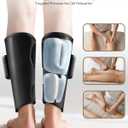 Cordless Calf Massager with Heat and Compression : Rechargeable Leg Compression Massager with 5 Modes, 5 Intensities for Pain Relief and Circulation - Calf Massage Device for Muscle Recovery